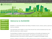 Tablet Screenshot of buswise.eastriding.gov.uk