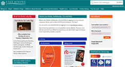 Desktop Screenshot of library.eastriding.gov.uk